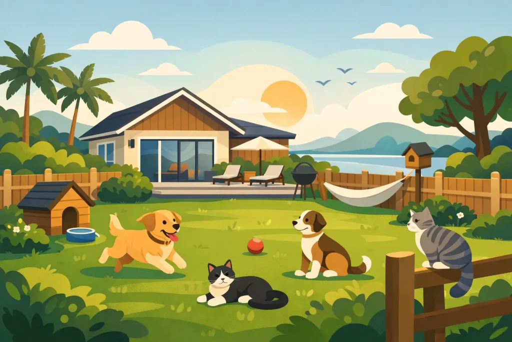 Best Pet Friendly Vacation Homes With a Yard
