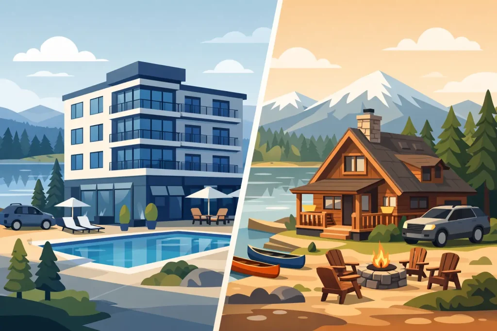 Hotel Versus Vacation Rental for Big Bear Trips