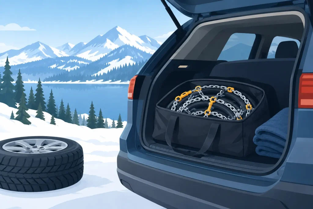 How to Pack Snow Chains for a Big Bear Drive